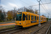 A BKV TW6000 1617 Thkly t s Baross utca kztt a pestszentlőrinci Kossuth tren