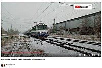 [VIDEÓ] Téli, behavazott vonatok Pestszentlőrincen FLIRT, KISS, V43-as és Laminátka vontatással YouTube videón