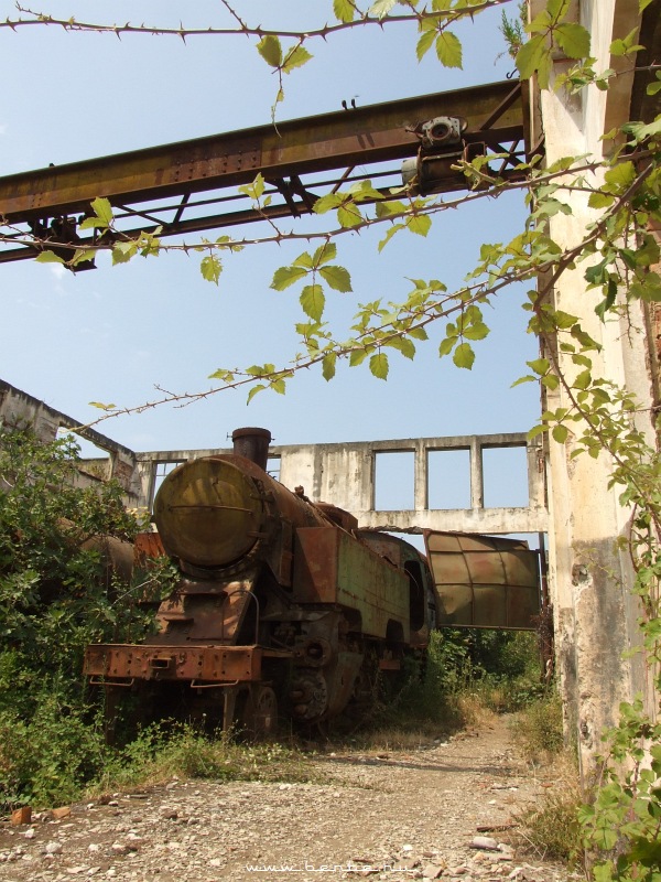 kép Gőzmozdony Shkozetben fotó