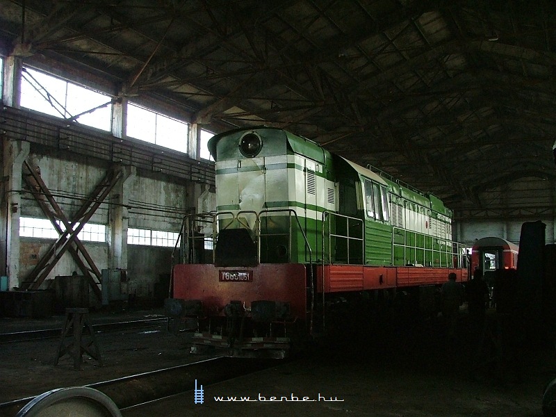 The T669 1051 at Shkozet depot photo