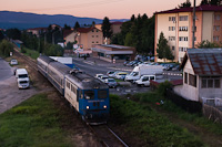 The CFR Calatori 601 036-2 seen at Ramnicu Valcea Nord stop