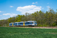 The MV-START 416 025 seen between Jszapti and Jszkisr