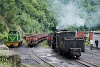 A boszniai Banovići Szénbányák 740-113 és a 83-158 Oskova átrakón