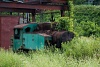 The wreck of the steam locomotive 62-677 seen at Oskova