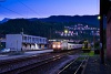 A ŽFBH 441 908 Konjic állomáson Talgo-szerelvénnyel