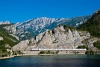 Egy ismeretlen ŽFBH 441 Talgo-szerelvénnyel Jablanica és Drežnica között a Grabovica-viadukt mellett