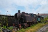 The steam locomotive number 25-29 of the Banovici Coal Mines of Bosnia-Herzegovina seen at the depot at Banovici