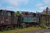 The steam locomotive number 25-32 of the Banovici Coal Mines of Bosnia-Herzegovina seen at the depot at Banovici