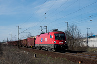 The RailCargoHungaria 1116 002 seen at Szemeretelep