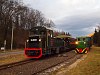 The C50 3756 of the Nagybrzsny Forest Railway and the Mk48 2014 of the Kirlyrti Erdei Vast seen at Morg on the photo charter after it was refurbished at the Kirlyrt Forest Railway's workshop at Paphegy