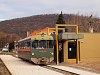 The Kirlyrti Erdei Vast M06-401 "Toby" railcar seen at Kismaros