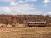 The Kirlyrti Erdei Vast M06-401 "Toby" railcar seen between Szokolya-Riezner and Paphegy