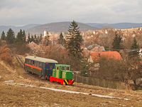 The C50 3756 of the Nagybrzsny Forest Railway seen between Szokolya-Mnyoki and Hrtkt on the photo charter after it was refurbished at the Kirlyrt Forest Railway's workshop at Paphegy