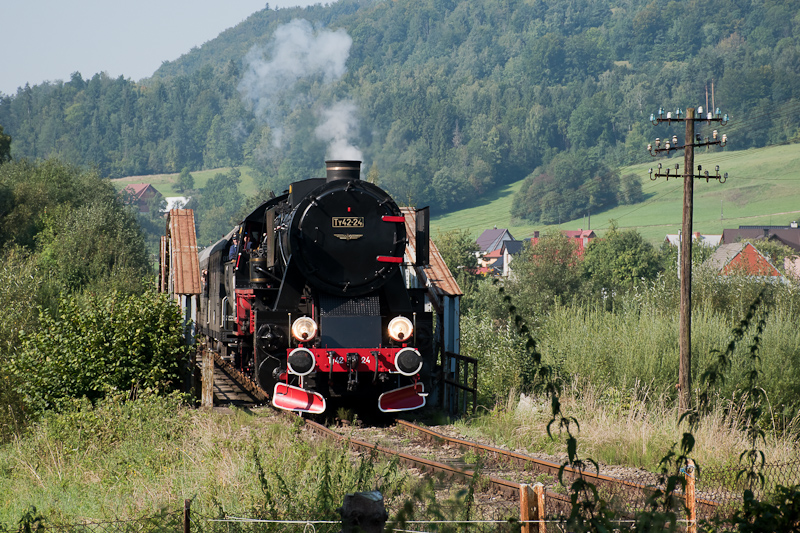 The PKP Ty42 24 seen between Rabka Zaryte and Mszana Dolna photo