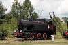 A PKP Tkh100 51 Chabówka gőzmozdony-múzeumban