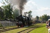 The PKP Ty42 107 seen at Chabwka at the steam locomotive parade