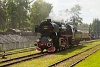 A PKP Ty42-24 Chabówka állomáson a gőzmozdony-fölvonuláson