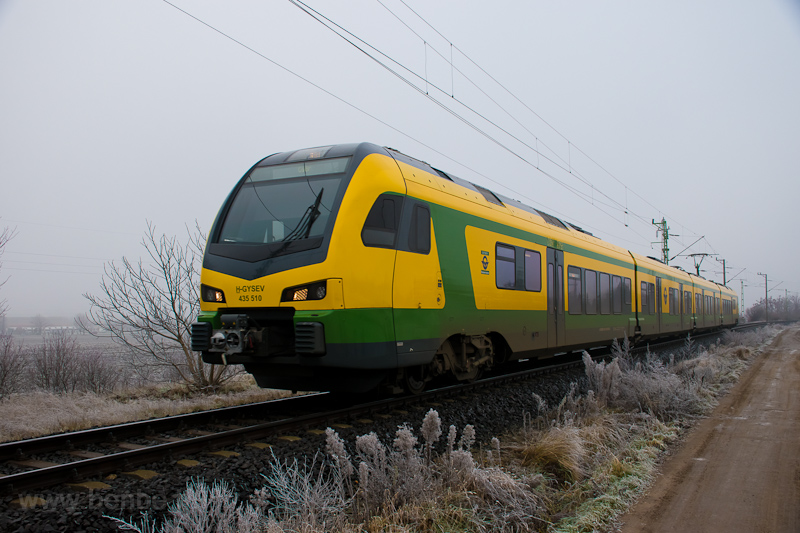 The GYSEV 435 510 seen between Sopron and Balffrdő photo