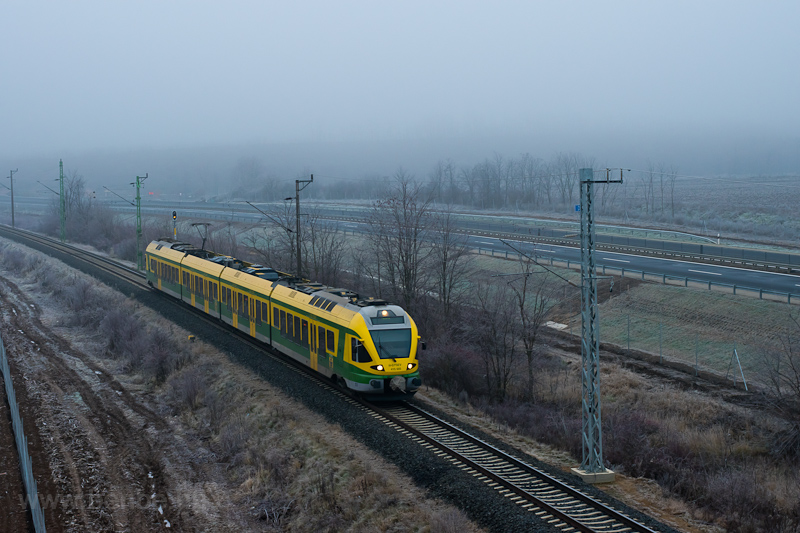 The GYSEV Stadler FLIRT415 505 seen between Nagycenk and Kphza photo