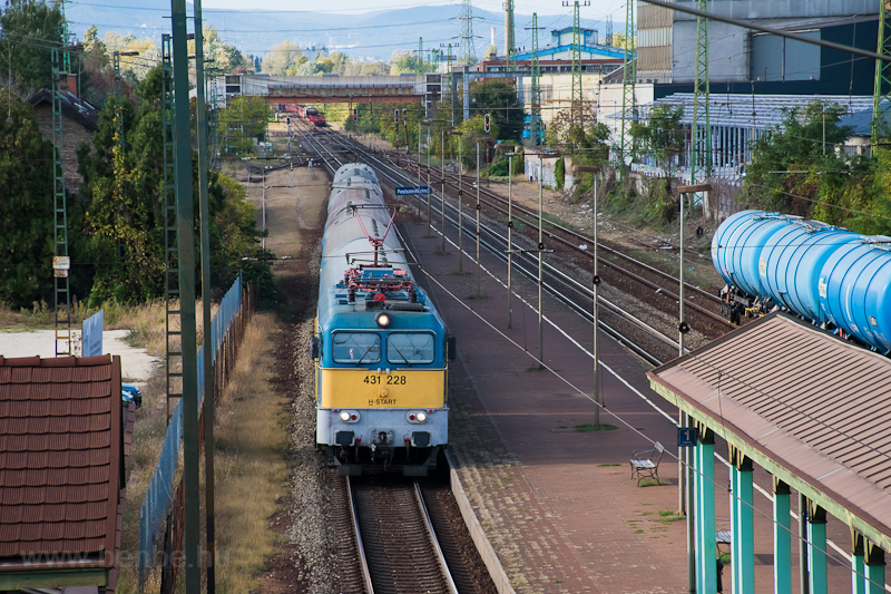 A MV-START 431 228 Pestszentlőrinc llomson fot