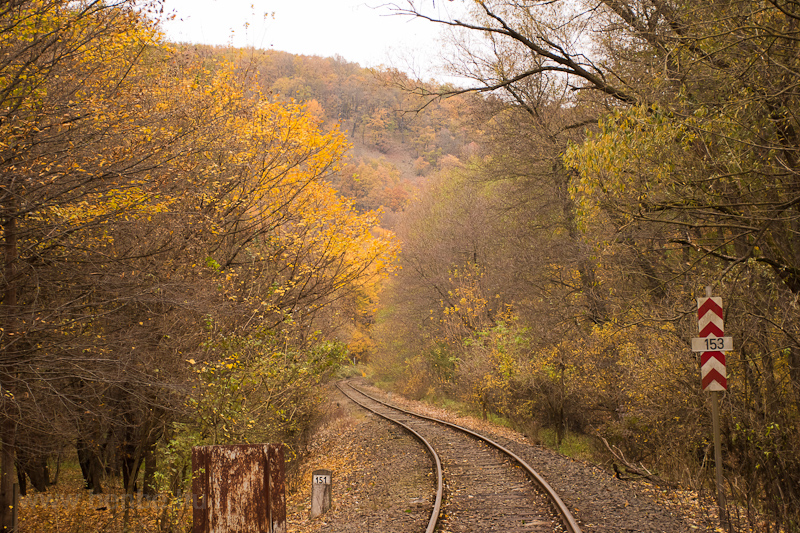 The track at Szokolya stati photo