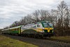 The GYSEV 471 005 seen between Fertőszentmikls and Pinnye