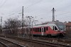 The MV-START Stadler FLIRT trainsets 415 008 and 415 020 seen at Kőbnya felső station