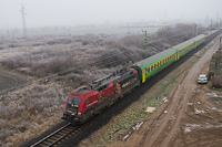 The GYSEV 470 503 seen between Sopron and Balffrdő