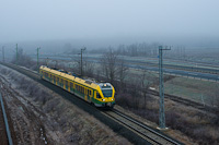 The GYSEV Stadler FLIRT415 505 seen between Nagycenk and Kphza