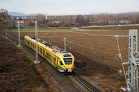 The GYSEV 415 506 seen between Nagycenk and Sopronkvesd