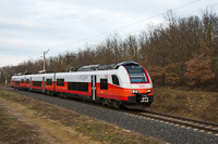 Az BB 4144 005 plyaszm Siemens CityJet (Desiro ML) motorvonat Nagycenk s Sopronkeresztr kztt