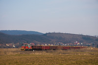 A MÁV-START 478 235 Nemti és Kisterenye között a tolatós tehervonattal