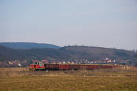 The MV-START 478 235 seen hauling a freight train between Nemti and Kisterenye