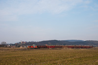 A MÁV-START 478 235 Nemti és Kisterenye között a tolatós tehervonattal