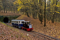 The MV C50 GV 303 seen between Hűvsvlgy and Hrs-hegy at the Hrs-hegy tunnel