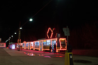 The BKV T5C5K2 4330 <q>Fnyttra</q> seen at Kposztsmegyer, Megyeri t, on tram line 14