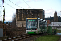 The MVK (Miskolci Vrosi Kzlekedsi) Zrt. Škoda 26T 625 seen at the Vasgyr loop on line 2