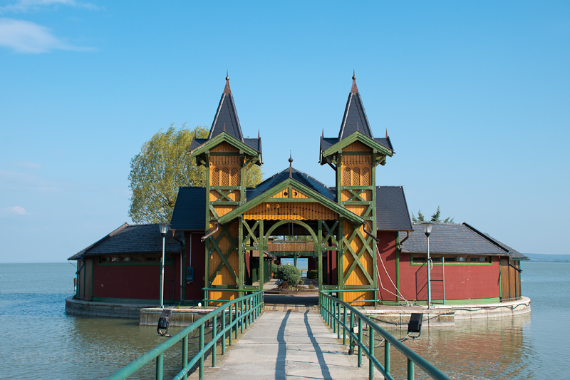 Keszthely, pier in Balaton picture