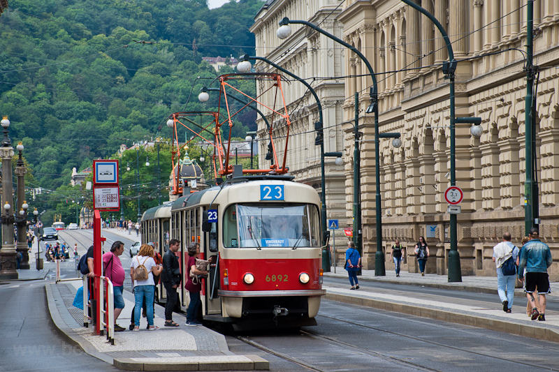 The Prague T3 6892 seen at  photo