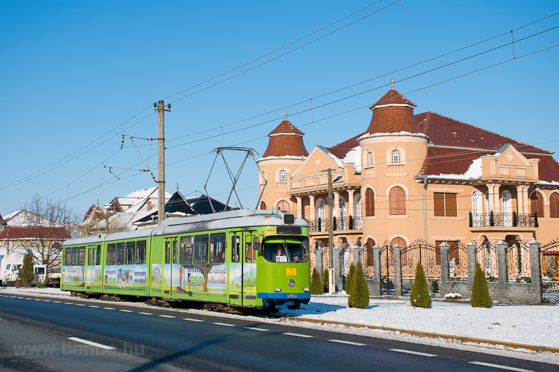 A CTP Arad (Aradi Kzssgi Kzlekedsi Trsasg) DWAG 1862 (AR 00102) Arad-Gyorok tvolsgi (interurbn) villamosvonalon Sâmbâteniben fot