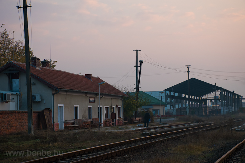 The railway station of Mana photo