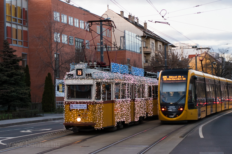 The Budapest UV tram number photo
