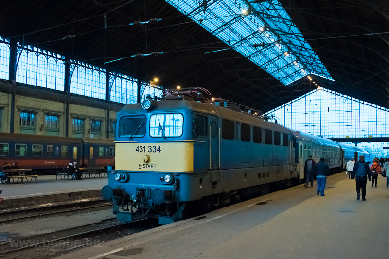 A MV-START 431 334 Budapest-Nyugati plyaudvaron fot