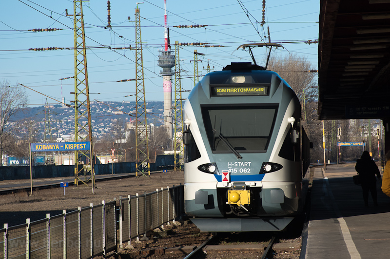 A MV-START 415 062 plyaszm Stadler FLIRT Kőbnya-Kispest llomson fot