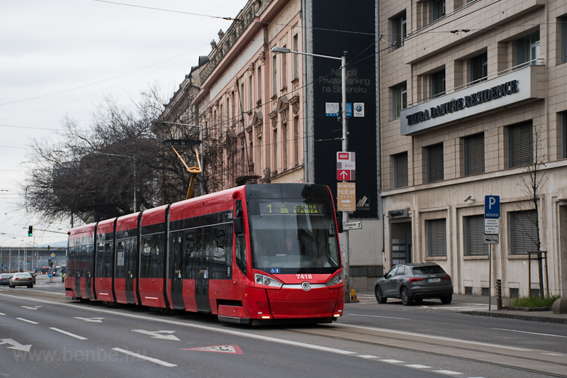 The Škoda 29T tram num photo