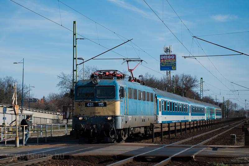 The MÁV-START 431 115 seen  picture