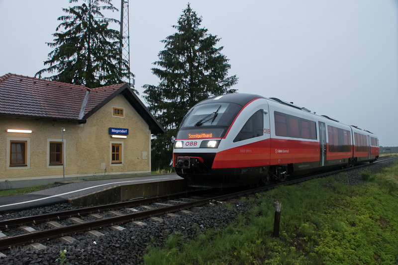 A CityJet festsű BB 5022 039-9 Nagyfalva megllhelyen (Mogersdorf, Ausztria) fot