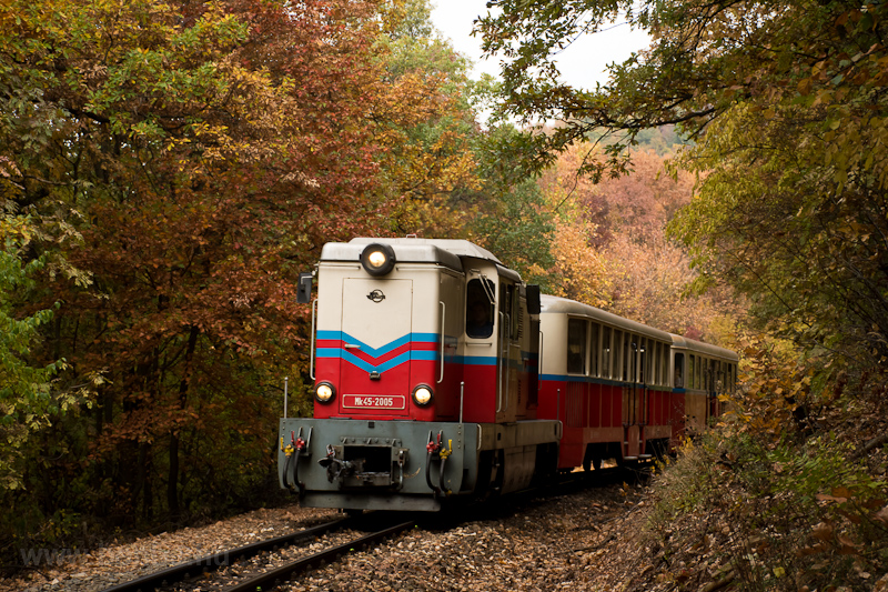 The MV Szchenyi-hegyi Gyermekvast Mk45 2005 seen between Szpjuhszn and Vadaspark fmh. photo