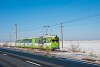 The CTP Arad (Arad Public Tansport Authority) DWAG 1862 seen at Arad-Gyorok interurban tramway before Mandruloc