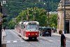 The Prague Tatra T3 8185 seen at Narodn Divadlo